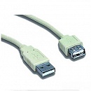 Кабель удлинитель USB 2.0 Gembird/Cablexpert CC-USB2-AMAF-15, AM/AF, 4.5м, пакет