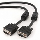 Шнур VGA Premium Gembird/Cablexpert CC-PPVGA-6B, 15M/15M, 1.8м, черный, тройной экран, феррит.кольца, пакет